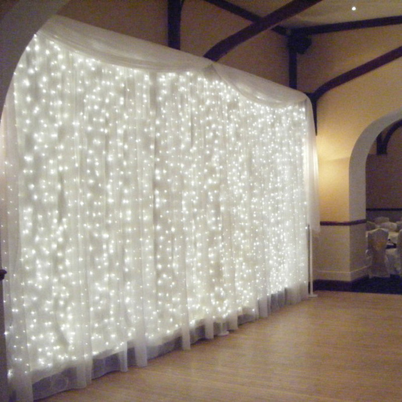 Guirlande de 300 lumières, Blanc
