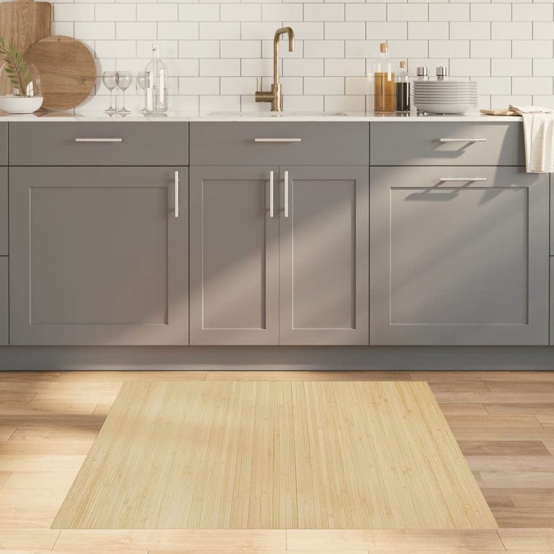 Askim Solid Colour Area Rug, Square 100cm