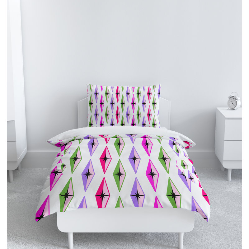 Modern & Contemporary Polyester Duvet Cover, Queen Duvet Cover + 2 Queen Shams