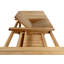 Ensemble de salle à manger extensible en bois de teck massif 9 pièces Skagen