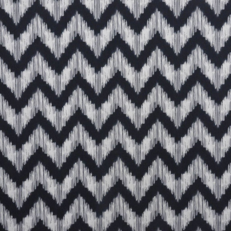 Allure Chevron Fabric, Petrol
