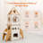 Modern Rocket Shape Multi-Level Cat Tree Cat Tower With Condos