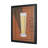 Beer Poster Pilsner a Hand Embelished Textured Framed Art Print