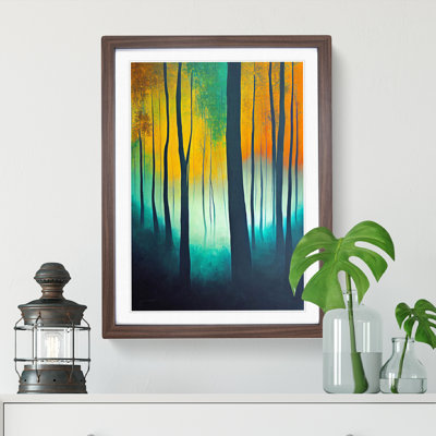 Vibrant Forest No.4 - Wall Art
