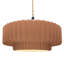 Luminaire suspendu tambour en céramique et en métal 1 lumière Gela-224782673-226086869-225933787