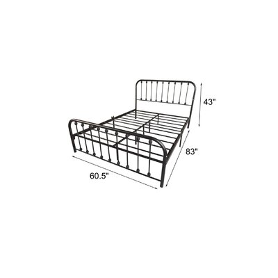 Andover Mills™ Keyesport Metal Bed & Reviews | Wayfair