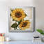 Sunflower Summer II - peinture sur toile encadrée-472266009-472266008