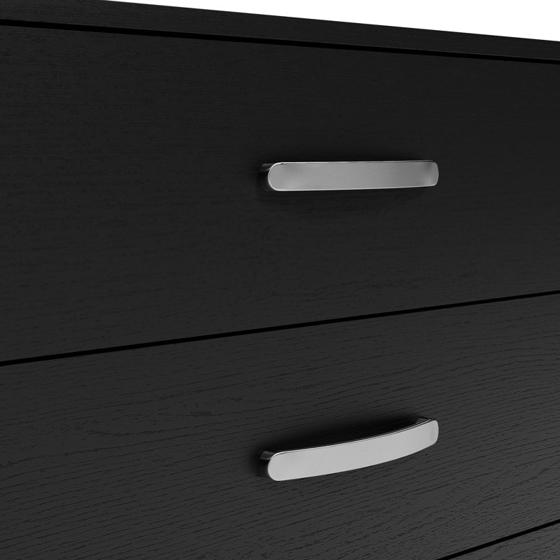 Arkoe 5 Drawer Chest, Matte Black, 41.34" H x 26.73" W x 15.83" D
