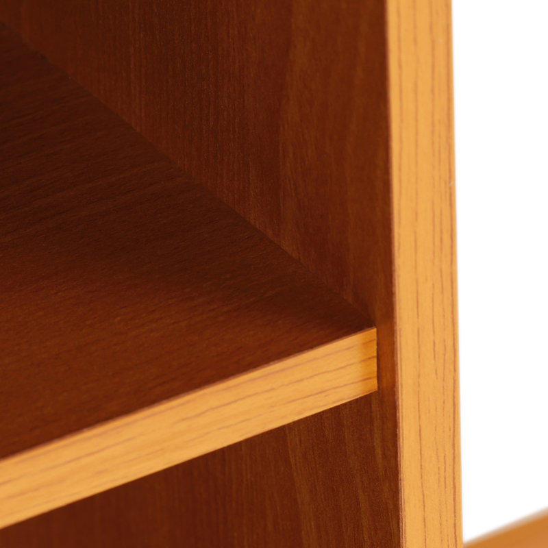 Royce Computer Desk, Cherry/Black