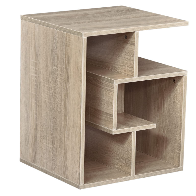 Rep Floor Shelf End Table, Brown
