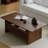 Simple black walnut coffee table-105866278