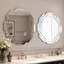 Miroirs muraux décoratifs argentés - Miroirs ronds / rectangulaires en verre Crush Diamond
