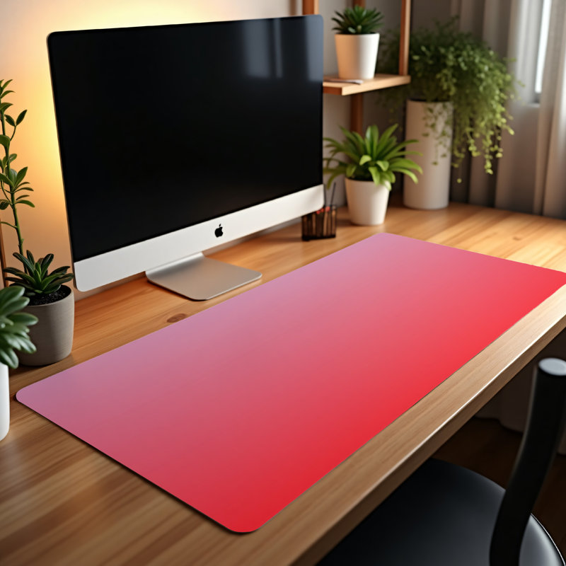 Polyester Desk Pad, 14.4x12.1