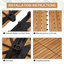 Wood Interlocking Deck Tiles for Indoor and Outdoor-851431055