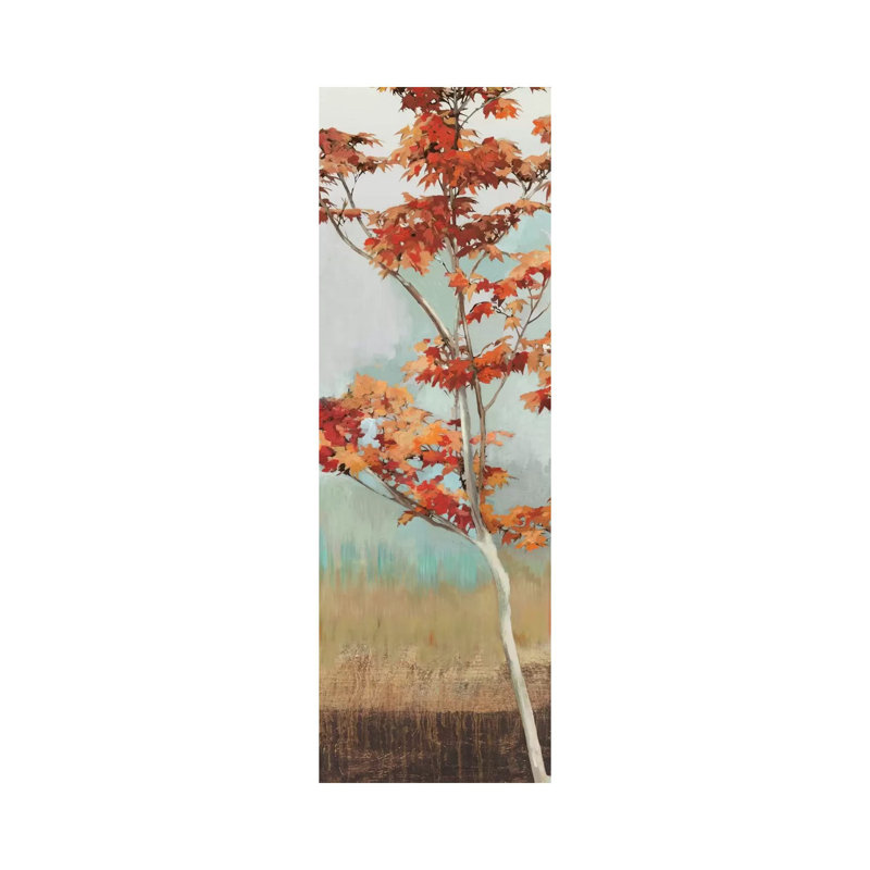 Maple Tree I by Allison Pearce - Panoramic Painting on Canvas, 152.4 cm H x 50.8 cm W x 1.91 cm D, Wrapped Canvas