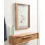 «Peaceful Lilac Wavy Border» par The Creative Bunch Studio, tableau blanc encadré en verre effaçable à sec