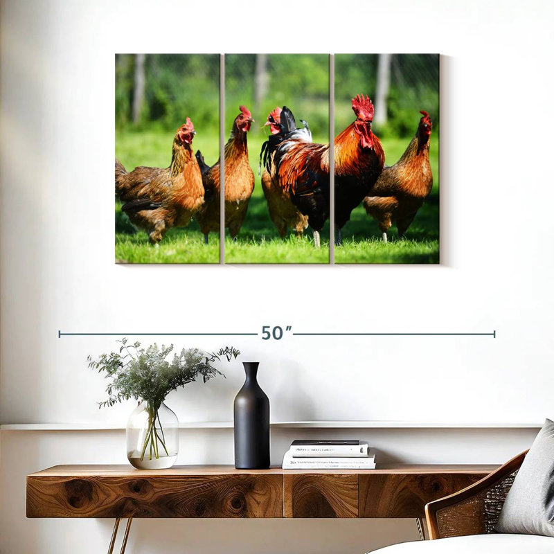 Brampt Outdoor Chickens, 24" H x 38" W