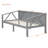 Twin Size Daybed, Gray-1251233920