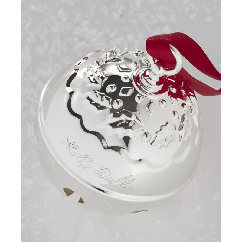 2025 Holly Bell Silverplate Ornament