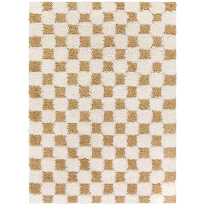 Tapis géométrique en polypropylène tissé à la machine Geatches