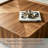Pre-Assembled Oversize Retro Wooden Elevated Nested Coffee Table Set with 2 Drawer Storage, 40" Square Walnut Top with Glass Side Table, Mid-Century Coffee Table for Living Room