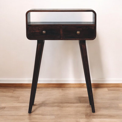 Mini California  Curved Console Table