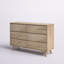 Brubaker 6" W Solid Wood Double Dresser-87686803