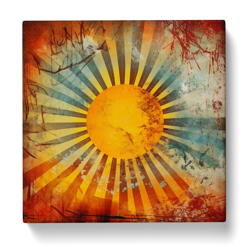 Sun - Wrapped Canvas