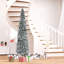Arbre de Noël artificiel mince enneigé 9 pi de hauteur avec des branches réalistes et 1014 pointes-1356153528