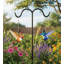 Ensemble de 2 ornements en forme de piquet de jardin extérieur en métal avec piquet de printemps et finition résistante aux intempéries - couronne / rubis-849695691