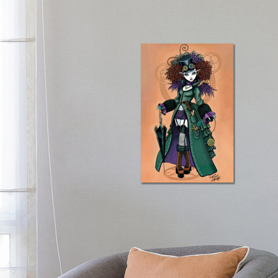 Temple 1 Piece Wrapped Canvas Painting
