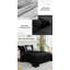Ensemble de couette noir King 8 pièces de style bohème rayé