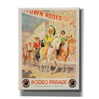 " Rodeo Parade " by Vintage Posters