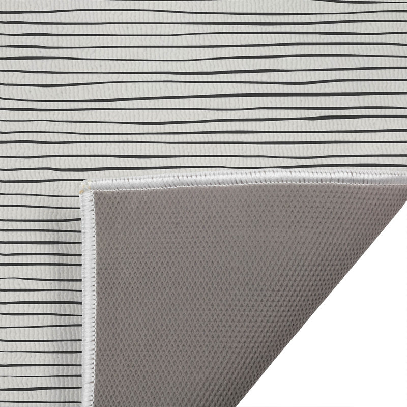 Paillasson Ricky, L 21 po x L 34 po, Ivoire/gris anthracite
