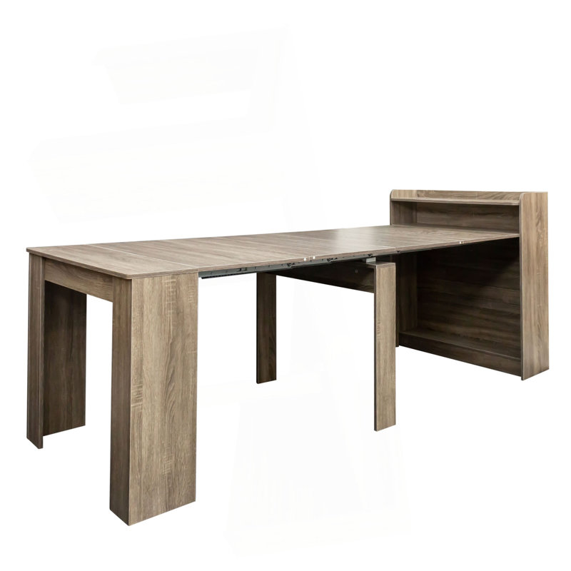 Table de salle à manger extensible moderne avec rangement