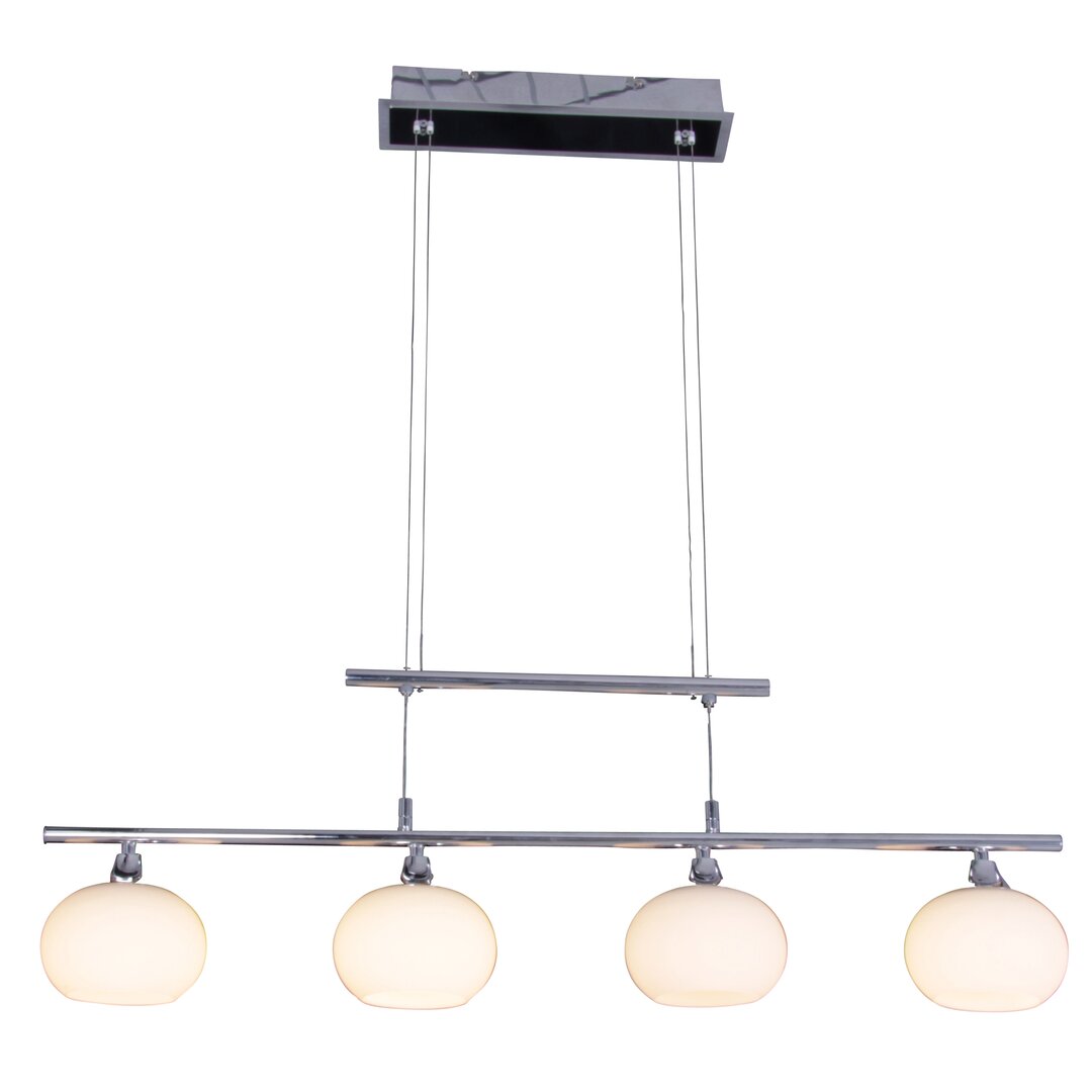 Lineare LED-Pendelleuchten-Set 4-flammig Bastarache