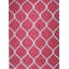 Hand Tufted Wool Area Rug in Pink