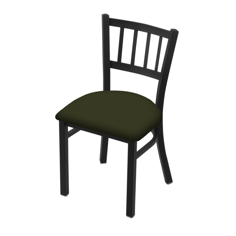 Chaise Contessa 610, Vinyle - Pin Canter, Noir froissé