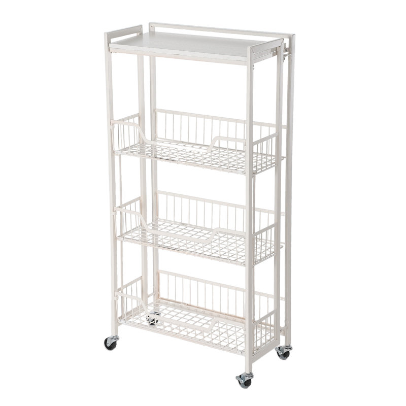 50cm W Metal Storage Rack, Natural