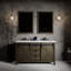 Meuble-lavabo double l 60 po x P 22 po Marsyas-142400072