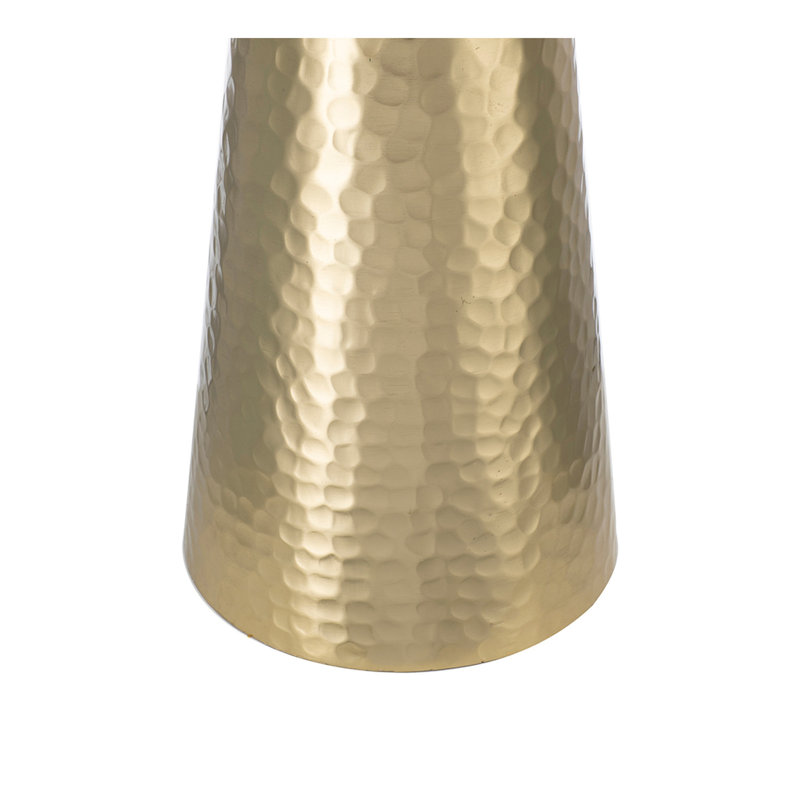 Lampe de table conique en aluminium D15 x 28,5 po (assemblage de l'abat-jour requis)