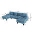 Canapé modulaire rembourré en U 3 pièces Arbelaez-451607933
