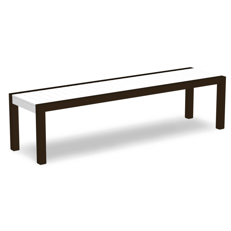 POLYWOOD MOD 68" Bench, Aruba, Textured Bronze