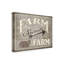 « farmst farm rustique », art textuel sur toile tendue-26859292