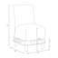 Chaise de salle à manger avec housse Louise en dahlia multicolore-121675422