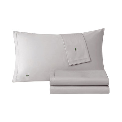 Lacoste Cotton Percale 3PC Twin XL Sheet Set with 16" Deep Pocket