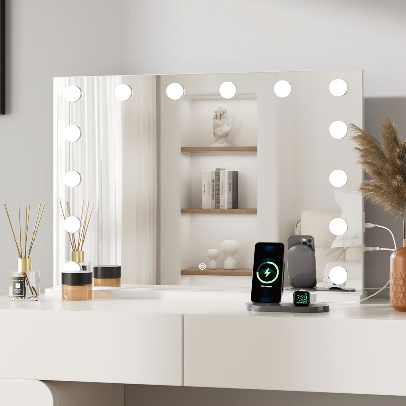 Vanity Mirror with Lights, Lighted Makeup Mirror, Large Vanity Mirror with Lights