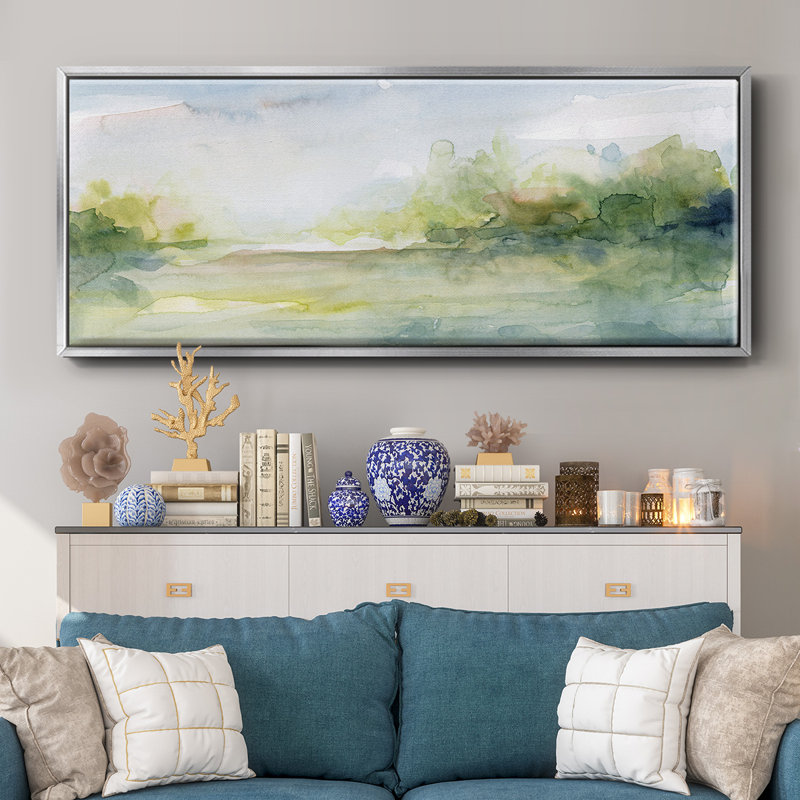 Clear Day - toile encadrée, H 12 po x l 30 po