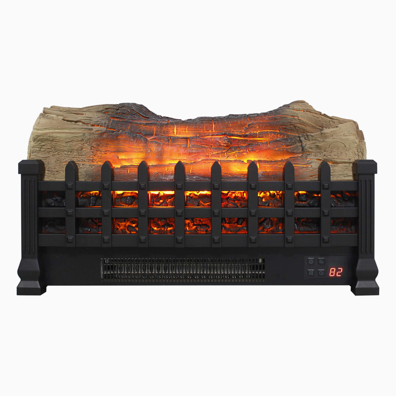 Electric Fireplace 3D Log Set Insert, Free Standing Fireplace Heater For Indoor