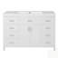 Meuble-lavabo de salle de bain avec lavabo, 2 portes, 8 tiroirs, système de fermeture en douceur, conception classique-329138852